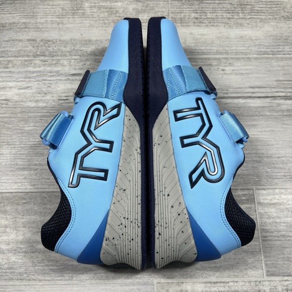TYR L-1 Lifter Men's Size 9 Weight Training Power Lifting Blue Shoe Sneaker NEW - Picture 6 of 9